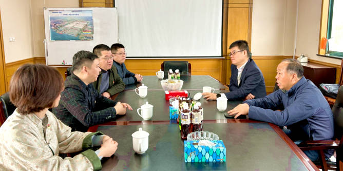 锡山区东北塘街路锡通社区党总支书记、社区主任马喜峰一行来访yl23455永利集团
