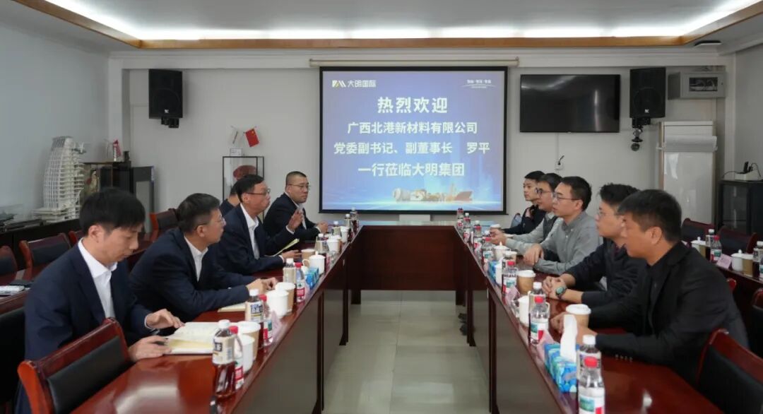 北港新资料副董事长、总经理罗平一行来访yl23455永利集团